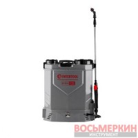 Опрыскиватель аккумуляторный ранцевый 12 л 3.1 л/мин батарея 12 В/8 Ач DT-9012 Intertool