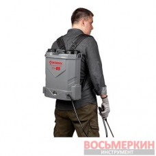 Опрыскиватель аккумуляторный ранцевый 12 л 3.1 л/мин батарея 12 В/8 Ач DT-9012 Intertool