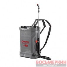Опрыскиватель аккумуляторный ранцевый 16 л 3.1 л/мин батарея 12 В/8 Ач DT-9016 Intertool