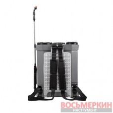 Опрыскиватель аккумуляторный ранцевый 16 л 3.1 л/мин батарея 12 В/8 Ач DT-9016 Intertool