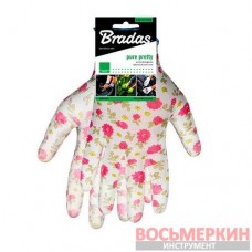 Защитные перчатки, Pure Pretty, полиуретан, размер 7 RWPPR7 Bradas