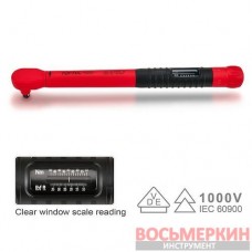 Ключ динамометрический 3/8 10-50Нм изолированный 1000В VDE ANVA1205V4 Toptul