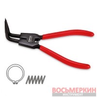Круглогубцы для снятия стопорных колец 170x60 мм разжим загнутые 90° Extra Long DCBJ1382 Toptul