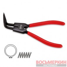 Круглогубцы для снятия стопорных колец 170x60 мм разжим загнутые 90° Extra Long DCBJ1382 Toptul