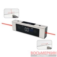 Цифровой многофункциональный измеритель уровня с лазером 4 х 90° PRO-5342 Protester