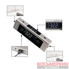Цифровой многофункциональный измеритель уровня с лазером 4 х 90° PRO-5342 Protester