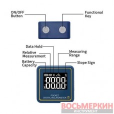 Цифровой угломер инклинометр на магнитном основании MINI 4х90° PRO-5347 Protester