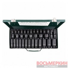 Набор головок ударных 1/2 35 предметов в кейсе F-4353-5MPB Forsage