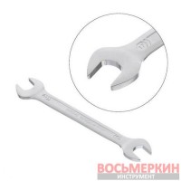 Ключ рожковый 16-17 мм Cr-V покрытие: сатин-хром DIN3110 STORM XT-1116 Intertool