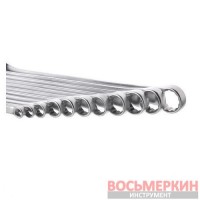 Набор ключей комбинированных 11 штук 7-19 мм Cr-V HT-1250 Intertool