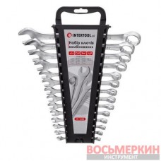 Набор ключей комбинированных 14 штук 6-24 мм Cr-V HT-1252 Intertool
