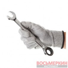 Набор ключей комбинированных с трещоткой 8 шт 8-19 мм Cr-V PROF DIN3113 XT-1303 Intertool