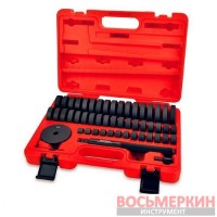 Набор для снятия подшипников втулок сальников универсальный 52 единицы JGAI5201 Toptul