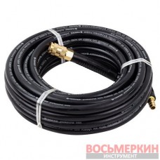 Шланг воздушный резиновый армированный с фитингами 10x15 мм 20 м F-AHC-10/M Forsage