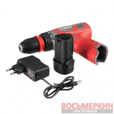 Дрель-шуруповерт аккумуляторная 12 В 30 Nm 0-350/0-1300 об/мин 0.8-10 мм литий-ион 1.5 Ач съемный патрон DT-0314 Intertool