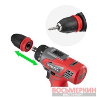 Дрель-шуруповерт аккумуляторная 12 В 30 Nm 0-350/0-1300 об/мин 0.8-10 мм литий-ион 1.5 Ач съемный патрон DT-0314 Intertool