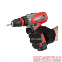 Дрель-шуруповерт аккумуляторная 12 В 30 Nm 0-350/0-1300 об/мин 0.8-10 мм литий-ион 1.5 Ач съемный патрон DT-0314 Intertool