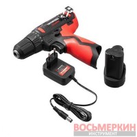 Дрель-шуруповерт аккумуляторная 12 В 30 Nm 0-350/0-1300 об/мин патрон 0,8-10 мм WT-0310 Intertool