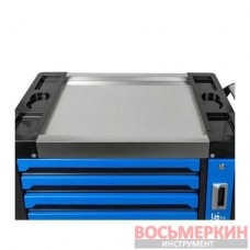 Тележка инструментальная 7-полочная с дополнительной боковой секцией F-55301 Forsage