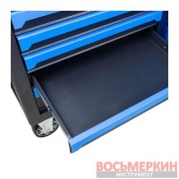 Тележка инструментальная 7-полочная с дополнительной боковой секцией F-55301 Forsage