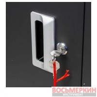 Тележка инструментальная 7-полочная с дополнительной боковой секцией F-55301 Forsage
