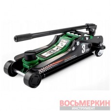 Домкрат подкатной 3т 85-385мм з поворотной ручкой 360 градусов RF-T825010 Rockforce