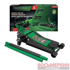 Домкрат подкатный 3т двухпоршневой с педалью RF-T820033X Rockforce