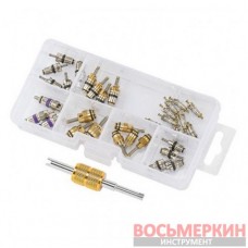 Набор ниппелей для автокондиционеров R12/R134a 34 единиц 6250 JTC