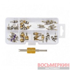 Набор ниппелей для автокондиционеров R12/R134a 34 единиц 6250 JTC