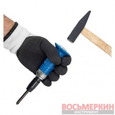 Отвертка ударная с набором бит адаптером и защитной ручкой 8 предметов 1/2 F-5064E Forsage