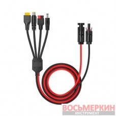 Адаптер для подключения солнечных панелей кабель 16 Awg 0,65 м MC4-Anderson XT60 DC7909 DC5521 AD-0002 Intertool