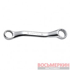Ключ накидной укороченный угол 45° 8 мм х 9 мм AAAK0809 Toptul