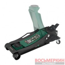 Домкрат 5т подкатной 96-595 мм с педалью RF-T815011L Rockforce