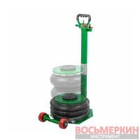 Домкрат пневматический 5т 135-400 мм 3 подушки RF-TRA1813 Rockforce