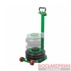 Домкрат пневматический 5т 135-400 мм 3 подушки RF-TRA1813 Rockforce