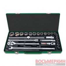 Набор инструмента дюймового 1/2 25 единиц 12-гранный GCAD2514 Toptul