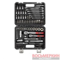 Набор инструментов 82 предмета 1/4 3/8 6 гранных BM-4821-5DS BaumAuto