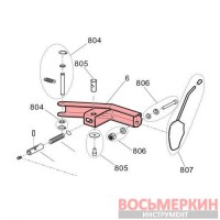 Консоль лапы отжима борта шины для шиномонтажного стенда 1695.901.368 Sicam, Beissbarth, Bosch