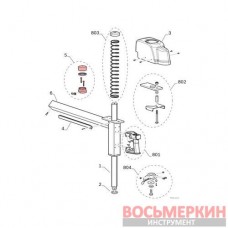 Цилиндр блокировки монтажной лапы для шиномонтажного стенда 1695.101.542 Sicam, Beissbarth, Bosch