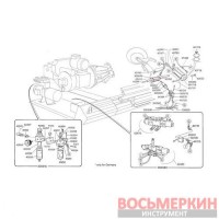 Цилиндр монтажно-демонтажного инструмента для грузового шиномонтажного станка 1695.300.570 Sicam