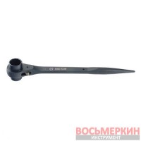 Ключ трещоточный силовой с двойной головкой 17 мм х 21 мм 15001721P KingTony