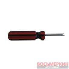 Отвертка для золотников односторонняя черно-красная 52396