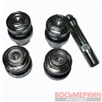 Комплект скрытых разборных легковых бескамерных вентилей