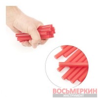 Комплект красных клеевых стержней 11.2 мм х 100 мм 12 штук RT-1041 Intertool