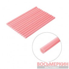 Комплект розовых клеевых стержней 11.2 мм х 200 мм 12 штук RT-1046 Intertool