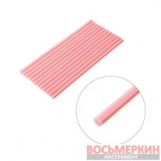Комплект розовых клеевых стержней 7.4 мм х 200 мм 12 штук RT-1048 Intertool