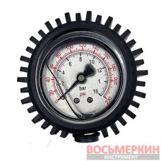 Пистолет для накачки шин с глицериновым манометром DP-102