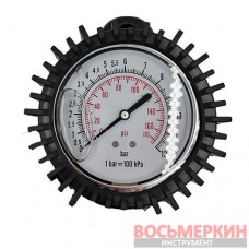 Пистолет для накачки шин с глицериновым манометром TB-805