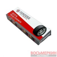 Шнур черный d6x200 мм Sunsoul 5 шт пластина, цена за 1 шнур