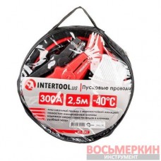 Пусковые провода 300А 2.5м до -40°C чехол AT-3041 Intertool